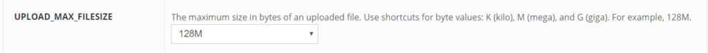 UPLOAD_MAX_FILESIZE